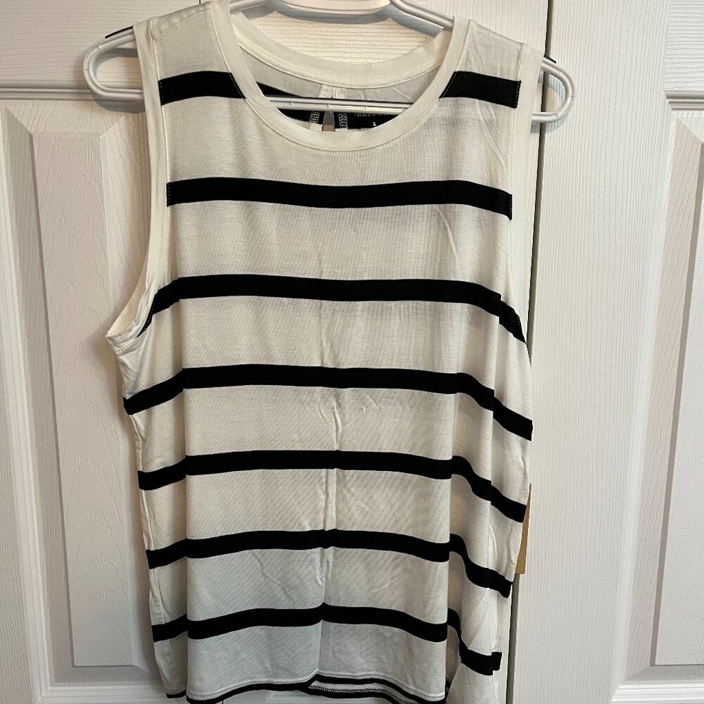 NWT Halogen Bethany Stripe Tank